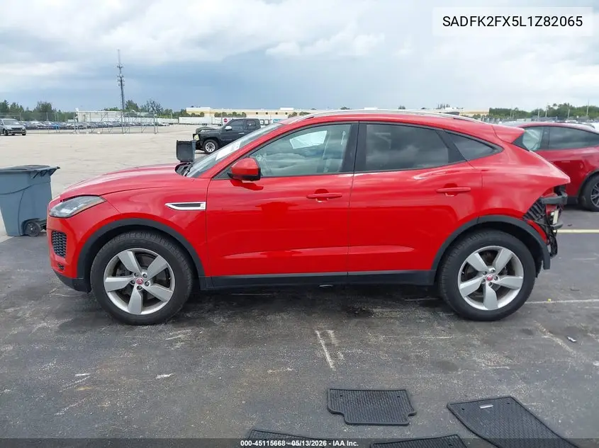 2020 Jaguar E-Pace P250 Awd Automatic VIN: SADFK2FX5L1Z82065 Lot: 45115668