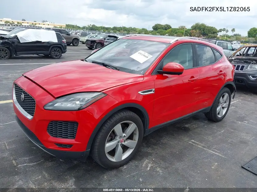 2020 Jaguar E-Pace P250 Awd Automatic VIN: SADFK2FX5L1Z82065 Lot: 45115668