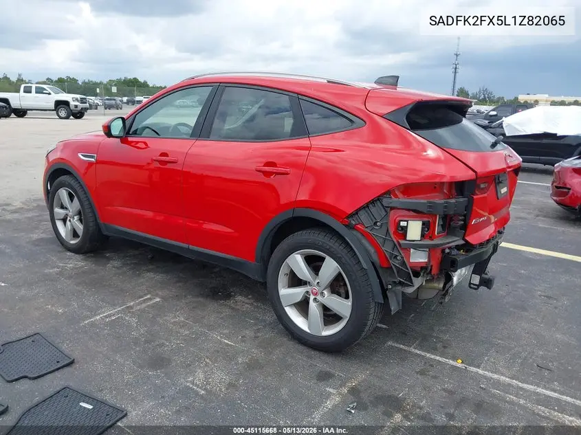 2020 Jaguar E-Pace P250 Awd Automatic VIN: SADFK2FX5L1Z82065 Lot: 45115668