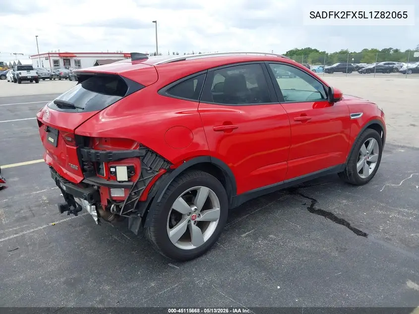 2020 Jaguar E-Pace P250 Awd Automatic VIN: SADFK2FX5L1Z82065 Lot: 45115668