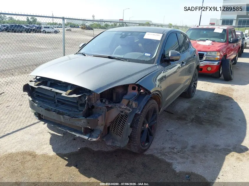 2020 Jaguar E-Pace Se P250 Awd Automatic VIN: SADFP2FX9L1Z89585 Lot: 45530280