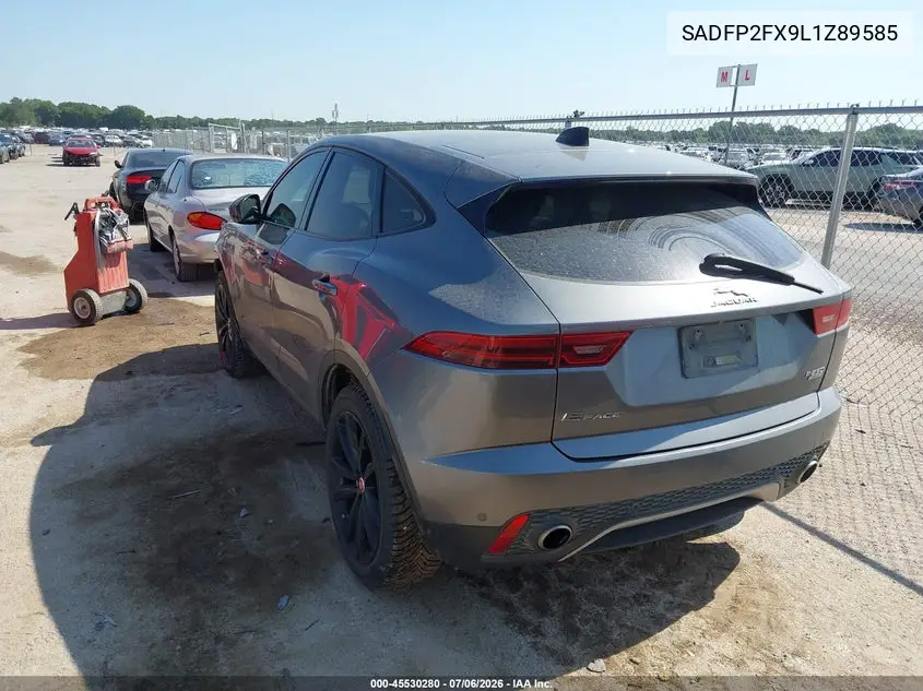 2020 Jaguar E-Pace Se P250 Awd Automatic VIN: SADFP2FX9L1Z89585 Lot: 45530280