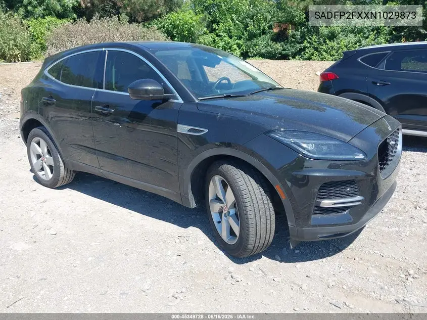 2022 Jaguar E-Pace Se P250 Awd Automatic VIN: SADFP2FXXN1029873 Lot: 45349728