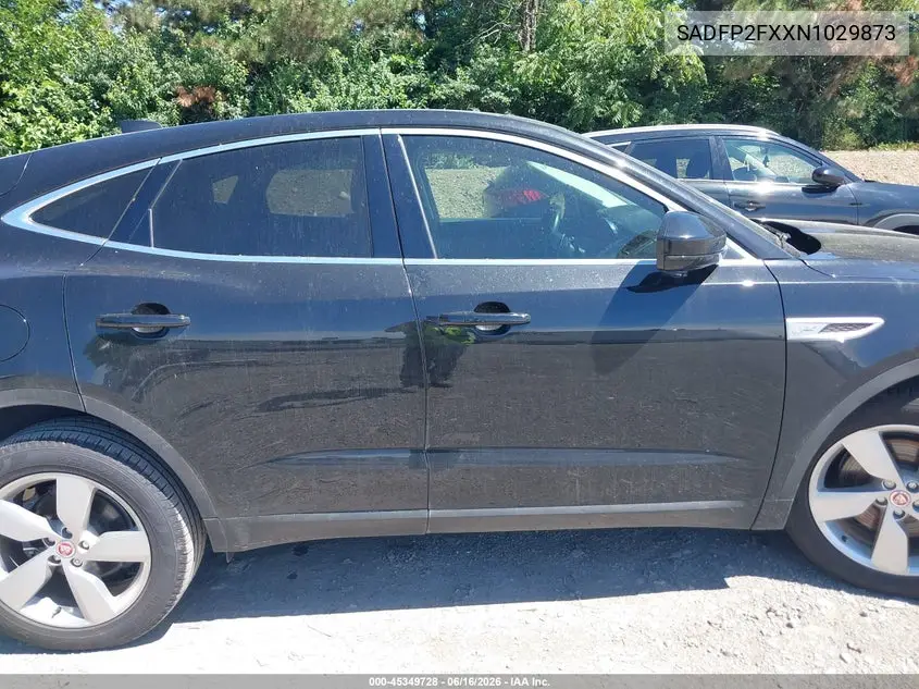 2022 Jaguar E-Pace Se P250 Awd Automatic VIN: SADFP2FXXN1029873 Lot: 45349728