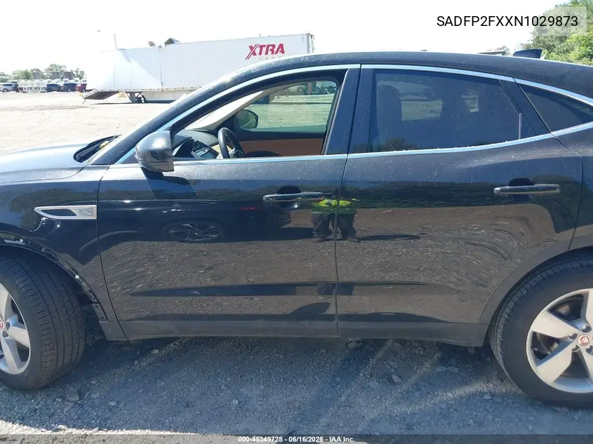 2022 Jaguar E-Pace Se P250 Awd Automatic VIN: SADFP2FXXN1029873 Lot: 45349728