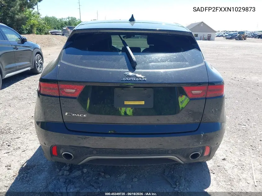2022 Jaguar E-Pace Se P250 Awd Automatic VIN: SADFP2FXXN1029873 Lot: 45349728