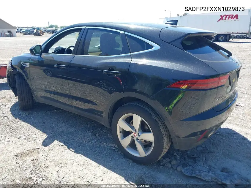 2022 Jaguar E-Pace Se P250 Awd Automatic VIN: SADFP2FXXN1029873 Lot: 45349728
