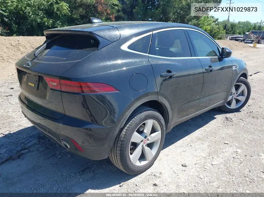 2022 Jaguar E-Pace Se P250 Awd Automatic VIN: SADFP2FXXN1029873 Lot: 45349728