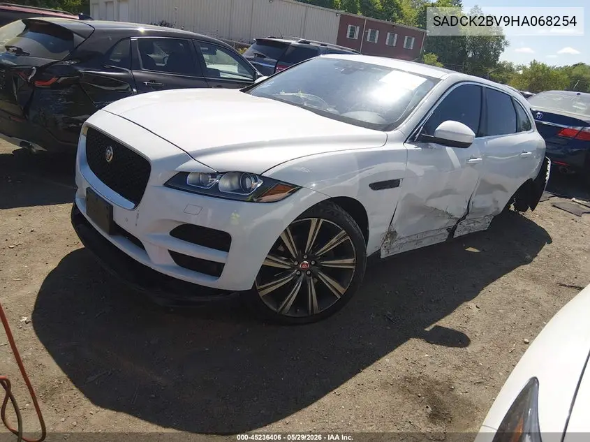 2017 Jaguar F-Pace 35T Prestige VIN: SADCK2BV9HA068254 Lot: 45236406