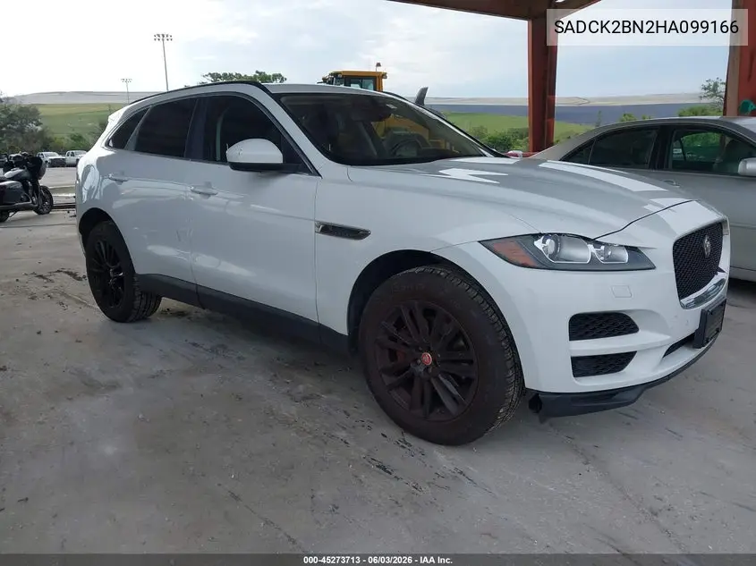 2017 Jaguar F-Pace 20D Prestige VIN: SADCK2BN2HA099166 Lot: 45273713