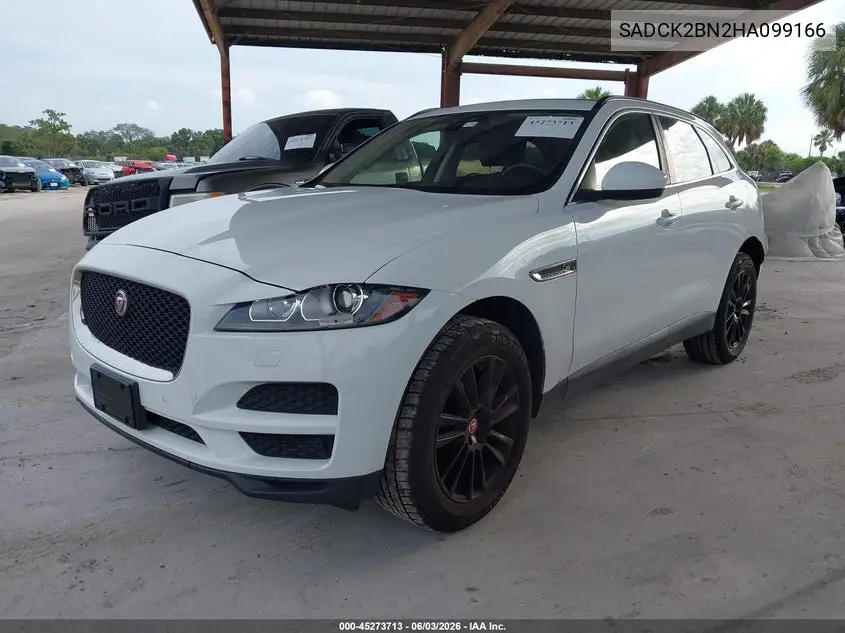 2017 Jaguar F-Pace 20D Prestige VIN: SADCK2BN2HA099166 Lot: 45273713