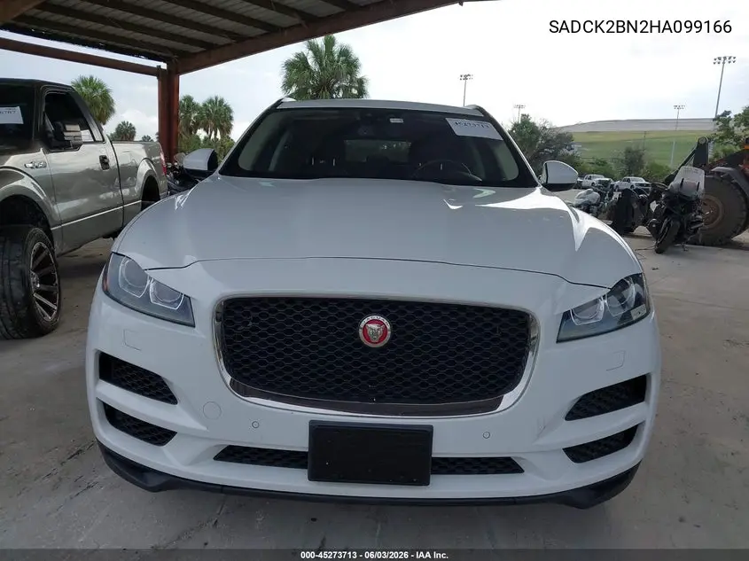 2017 Jaguar F-Pace 20D Prestige VIN: SADCK2BN2HA099166 Lot: 45273713