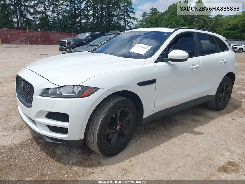 2017 Jaguar F-Pace 35T Prestige VIN: SADCK2BV6HA885858 Lot: 45339858