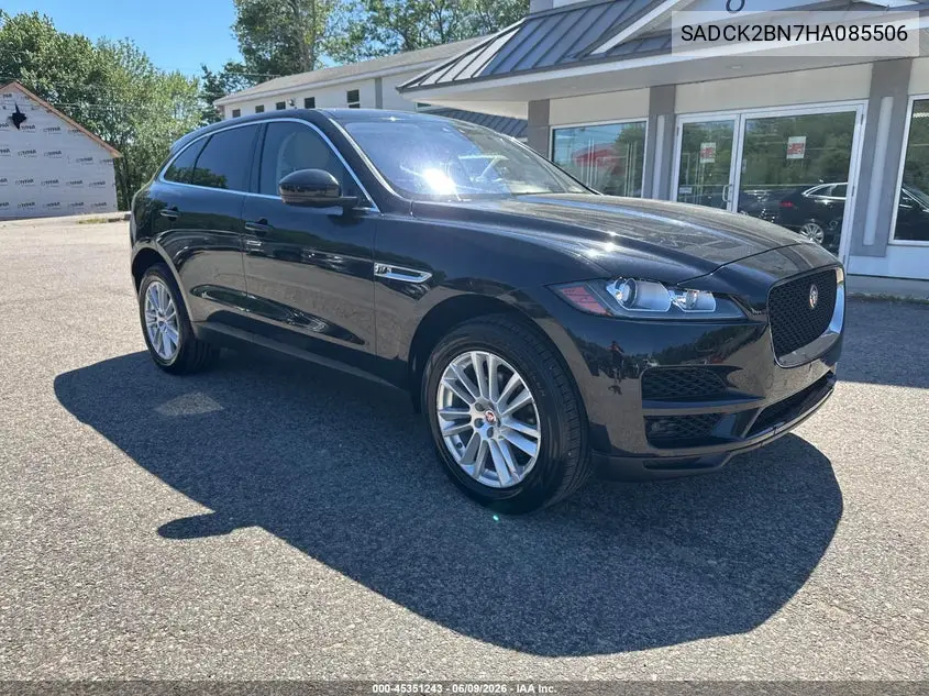 2017 Jaguar F-Pace Prestige VIN: SADCK2BN7HA085506 Lot: 45351243