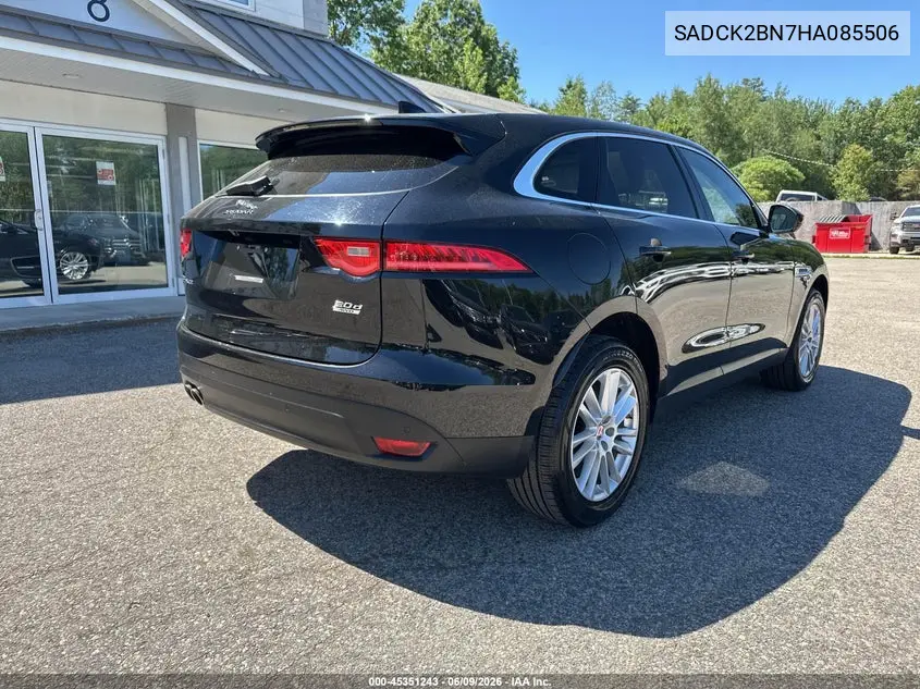 2017 Jaguar F-Pace Prestige VIN: SADCK2BN7HA085506 Lot: 45351243