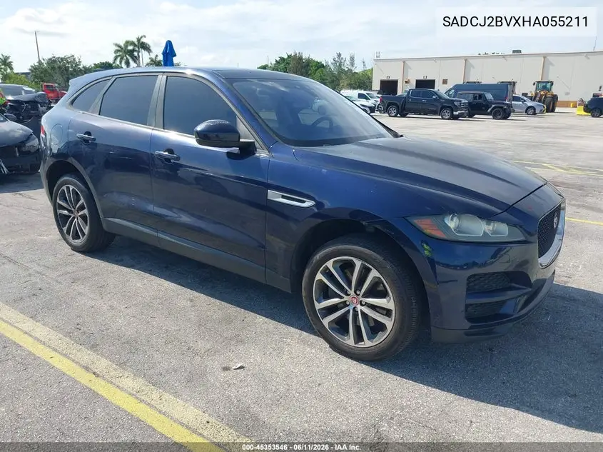 2017 Jaguar F-Pace 35T Premium VIN: SADCJ2BVXHA055211 Lot: 45353546