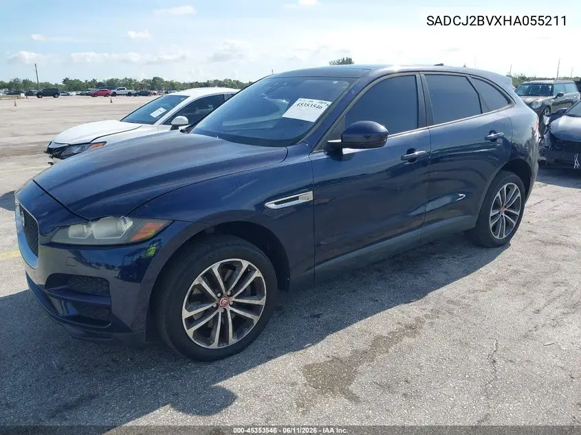 2017 Jaguar F-Pace 35T Premium VIN: SADCJ2BVXHA055211 Lot: 45353546