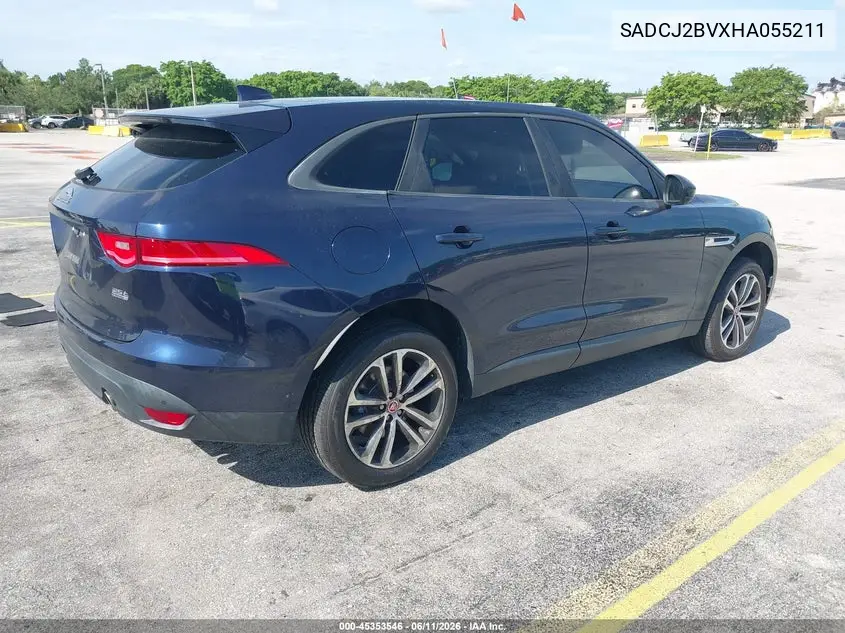 2017 Jaguar F-Pace 35T Premium VIN: SADCJ2BVXHA055211 Lot: 45353546