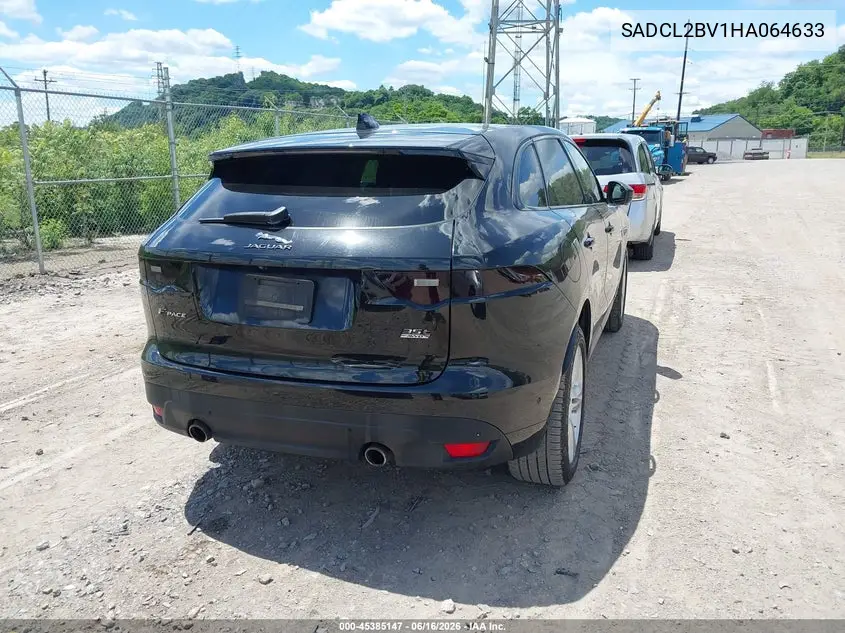 2017 Jaguar F-Pace 35T R-Sport VIN: SADCL2BV1HA064633 Lot: 45385147