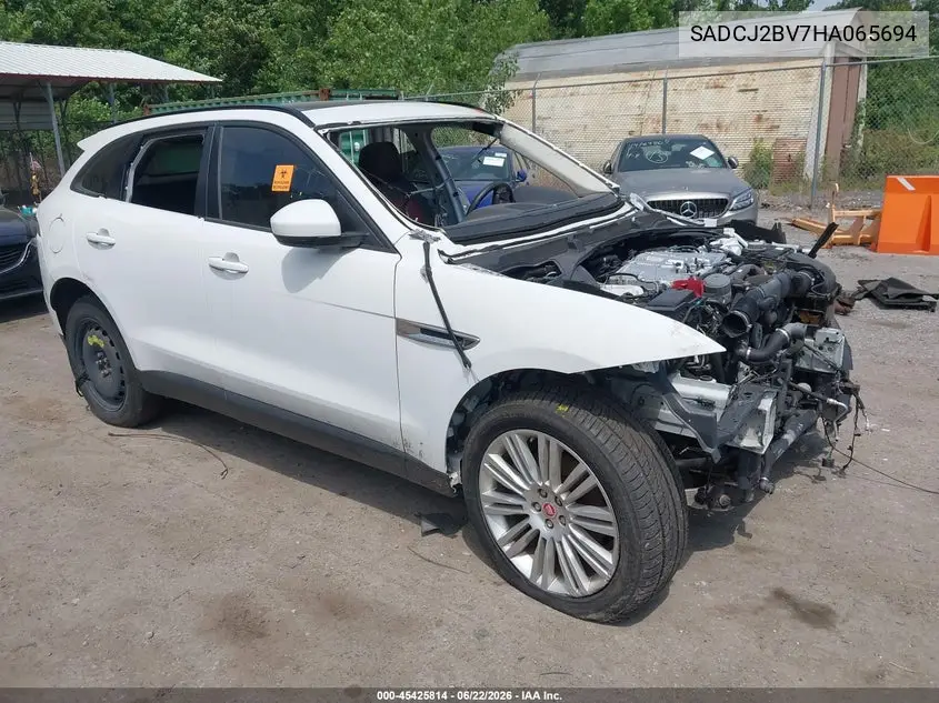 2017 Jaguar F-Pace 35T Premium VIN: SADCJ2BV7HA065694 Lot: 45425814