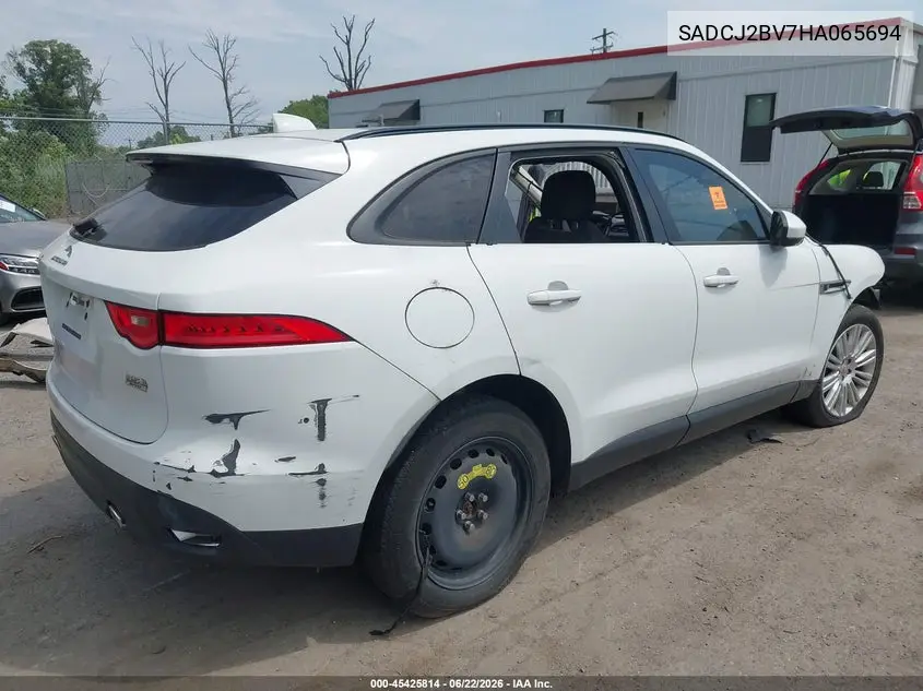 2017 Jaguar F-Pace 35T Premium VIN: SADCJ2BV7HA065694 Lot: 45425814