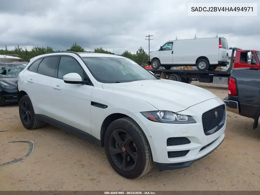 2017 Jaguar F-Pace 35T Premium VIN: SADCJ2BV4HA494971 Lot: 45451968