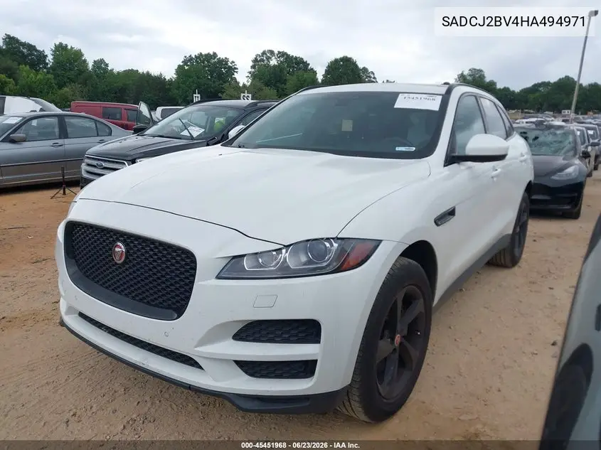 2017 Jaguar F-Pace 35T Premium VIN: SADCJ2BV4HA494971 Lot: 45451968