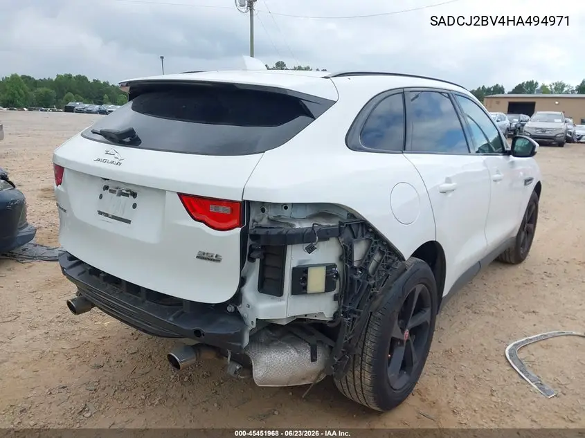 2017 Jaguar F-Pace 35T Premium VIN: SADCJ2BV4HA494971 Lot: 45451968