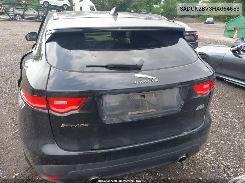 2017 Jaguar F-Pace 35T Prestige VIN: SADCK2BV3HA064653 Lot: 45457470