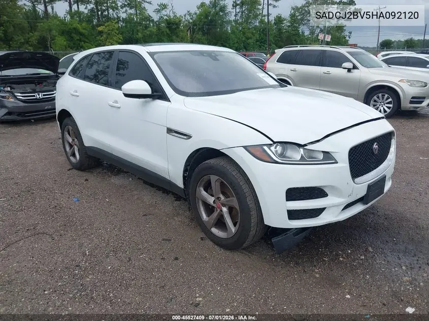 2017 Jaguar F-Pace 35T Premium VIN: SADCJ2BV5HA092120 Lot: 45527409