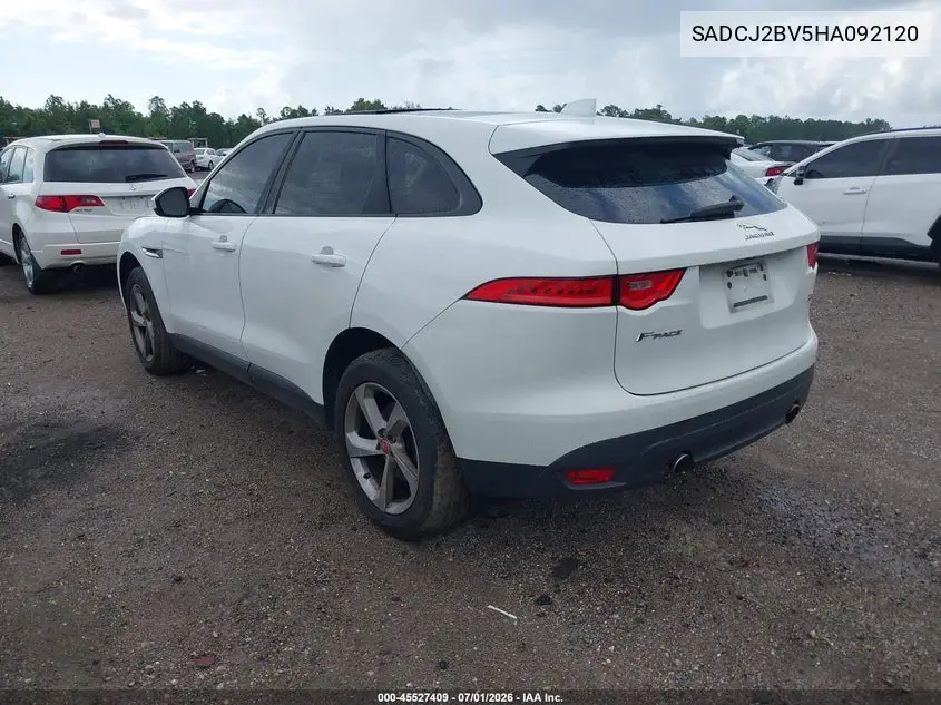 2017 Jaguar F-Pace 35T Premium VIN: SADCJ2BV5HA092120 Lot: 45527409