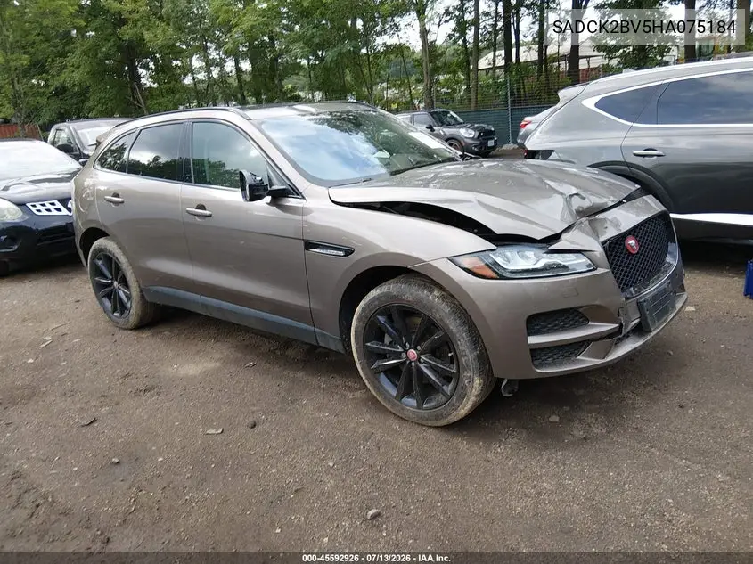 2017 Jaguar F-Pace 35T Prestige VIN: SADCK2BV5HA075184 Lot: 45592926