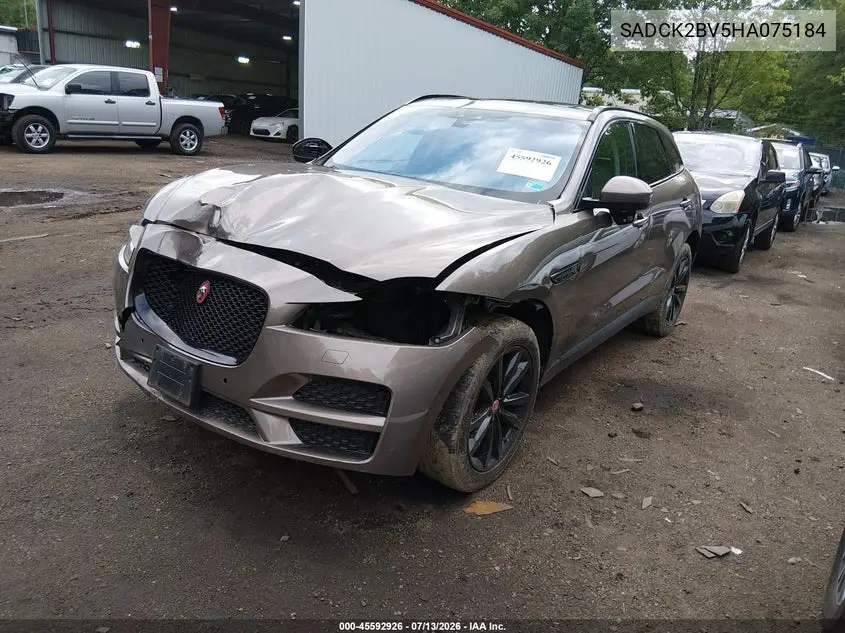 2017 Jaguar F-Pace 35T Prestige VIN: SADCK2BV5HA075184 Lot: 45592926