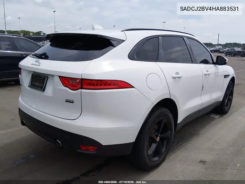 2017 Jaguar F-Pace 35T Premium VIN: SADCJ2BV4HA883531 Lot: 45603866