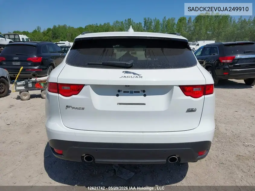 2018 Jaguar F-Pace VIN: SADCK2EV0JA249910 Lot: 12621742