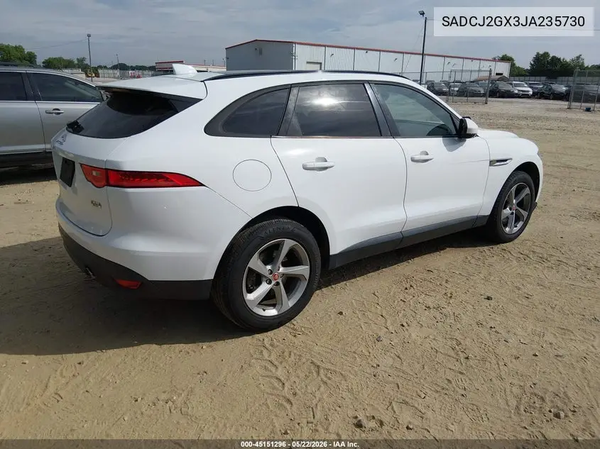 2018 Jaguar F-Pace 30T Premium VIN: SADCJ2GX3JA235730 Lot: 45151296