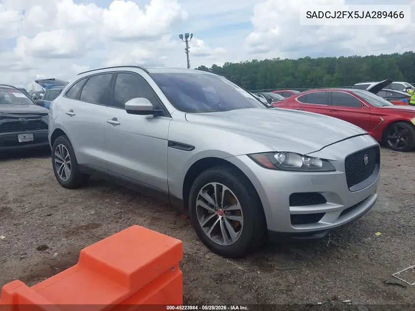 2018 Jaguar F-Pace 25T Premium VIN: SADCJ2FX5JA289466 Lot: 45223984