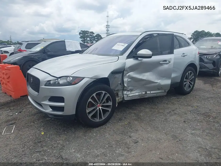 2018 Jaguar F-Pace 25T Premium VIN: SADCJ2FX5JA289466 Lot: 45223984