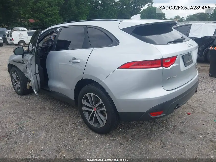 2018 Jaguar F-Pace 25T Premium VIN: SADCJ2FX5JA289466 Lot: 45223984