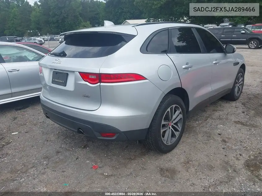 2018 Jaguar F-Pace 25T Premium VIN: SADCJ2FX5JA289466 Lot: 45223984