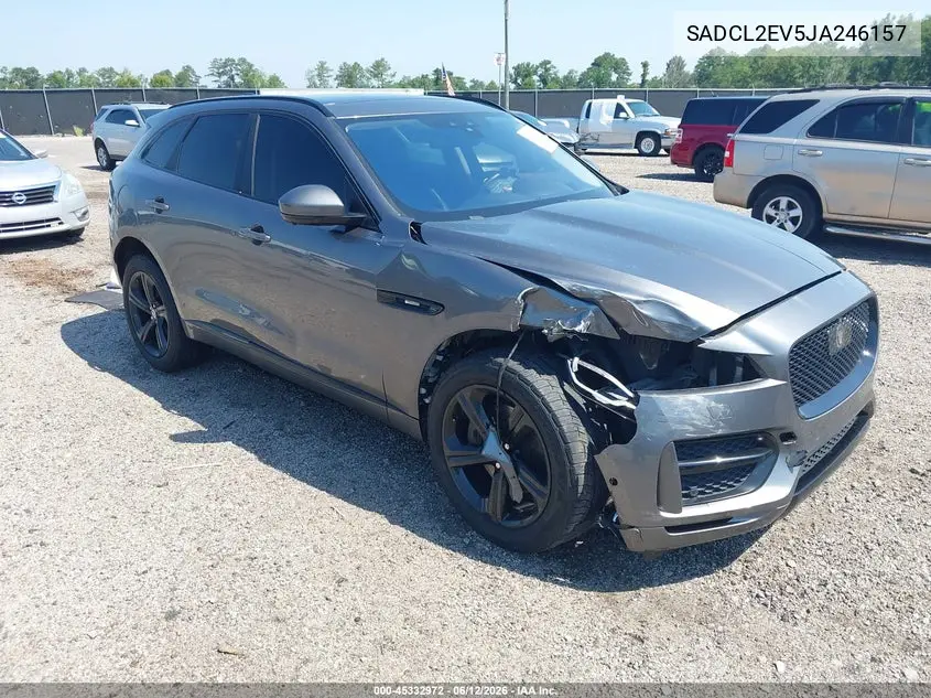 2018 Jaguar F-Pace 35T R-Sport VIN: SADCL2EV5JA246157 Lot: 45332972