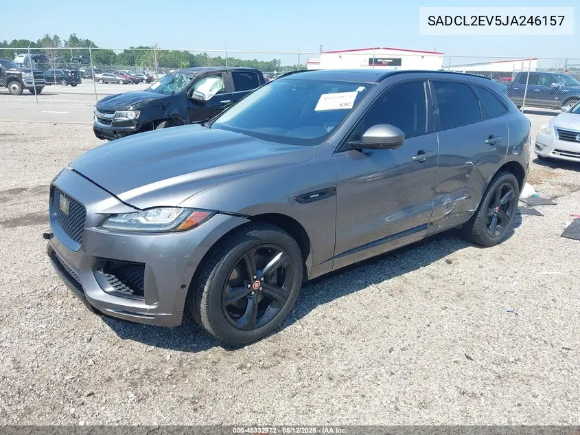 2018 Jaguar F-Pace 35T R-Sport VIN: SADCL2EV5JA246157 Lot: 45332972