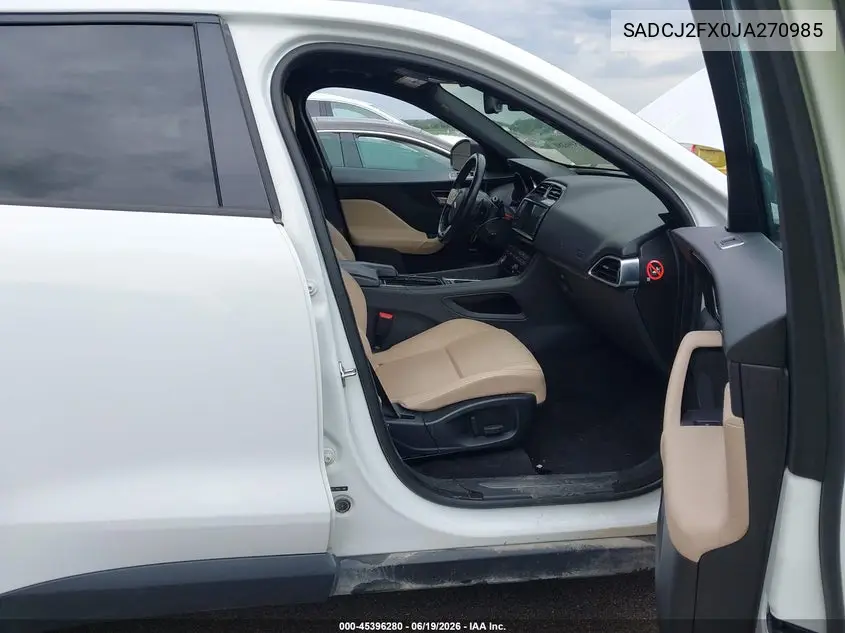 2018 Jaguar F-Pace 25T Premium VIN: SADCJ2FX0JA270985 Lot: 45396280