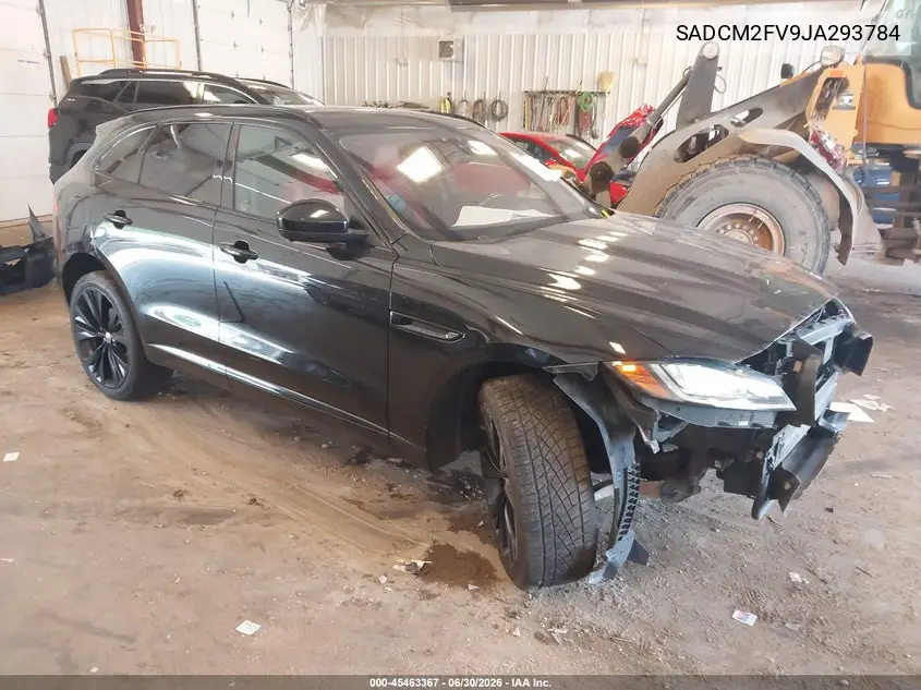 2018 Jaguar F-Pace S VIN: SADCM2FV9JA293784 Lot: 45463367