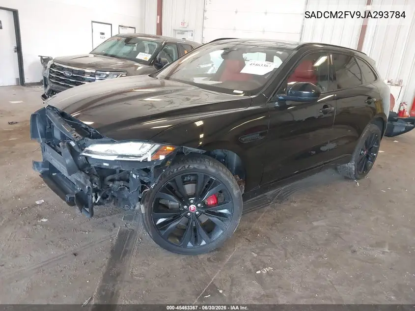 2018 Jaguar F-Pace S VIN: SADCM2FV9JA293784 Lot: 45463367