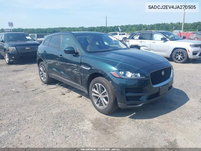 2018 Jaguar F-Pace 35T Premium VIN: SADCJ2EV4JA270505 Lot: 45476748