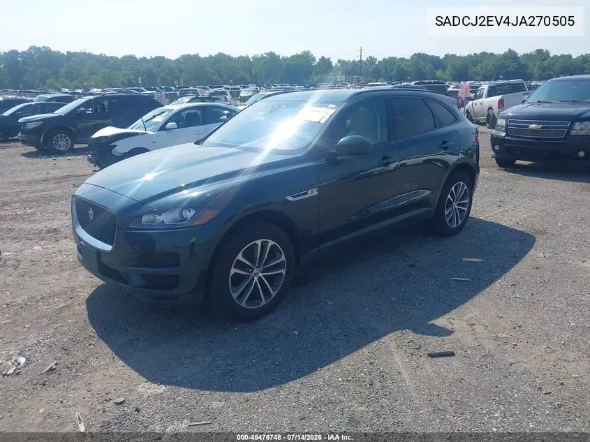 2018 Jaguar F-Pace 35T Premium VIN: SADCJ2EV4JA270505 Lot: 45476748