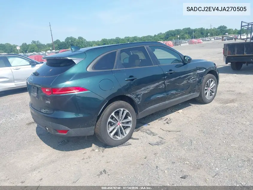 2018 Jaguar F-Pace 35T Premium VIN: SADCJ2EV4JA270505 Lot: 45476748