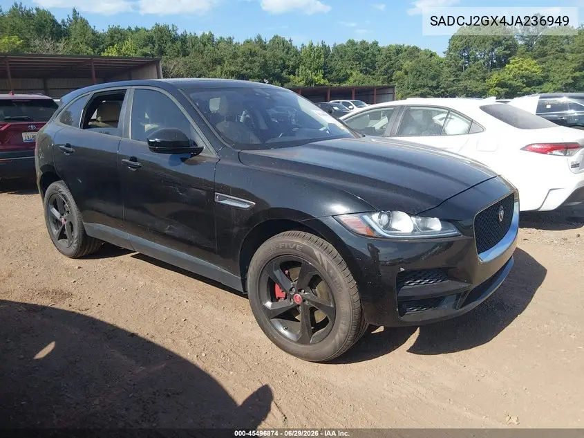 2018 Jaguar F-Pace 30T Premium VIN: SADCJ2GX4JA236949 Lot: 45496874