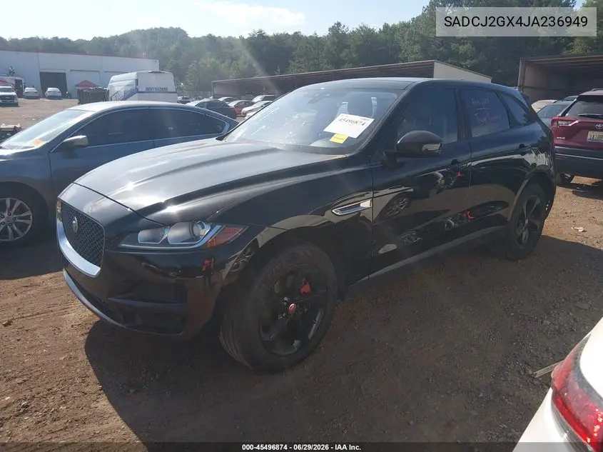 2018 Jaguar F-Pace 30T Premium VIN: SADCJ2GX4JA236949 Lot: 45496874